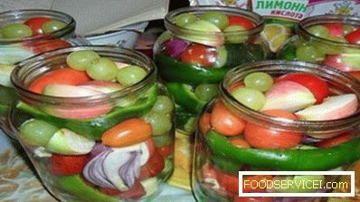 Verschiedene Obst- und Gemüsesorten für den Winter